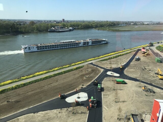 Aanbrengen nieuwe wandelroute Drierivierenpark Slobbengors, Papendrecht