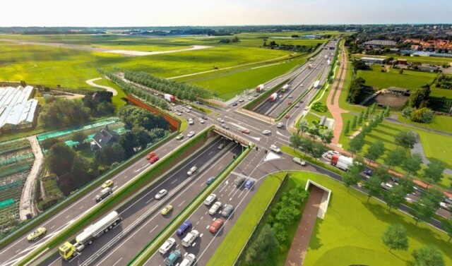 Deelproject Rijnlandroute Verdiepte ligging Tjalmaweg N206