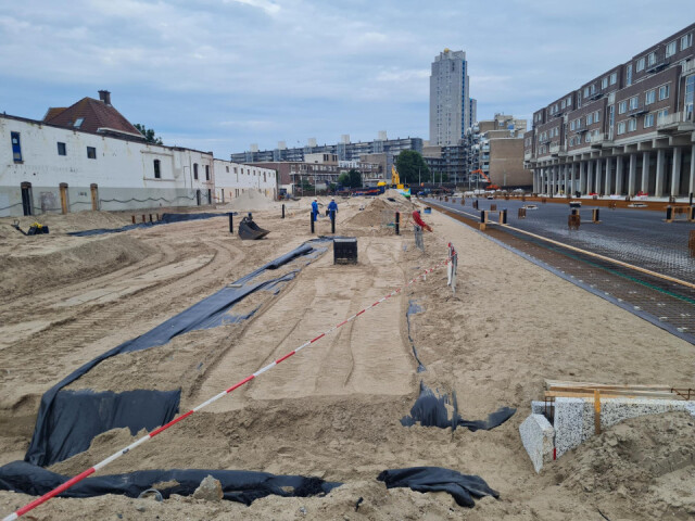 Lorentzplein en remise Scheveningen