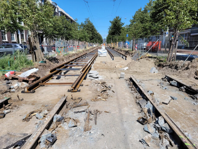 Spoorvernieuwing Lijnbaan Prinssegracht Den Haag